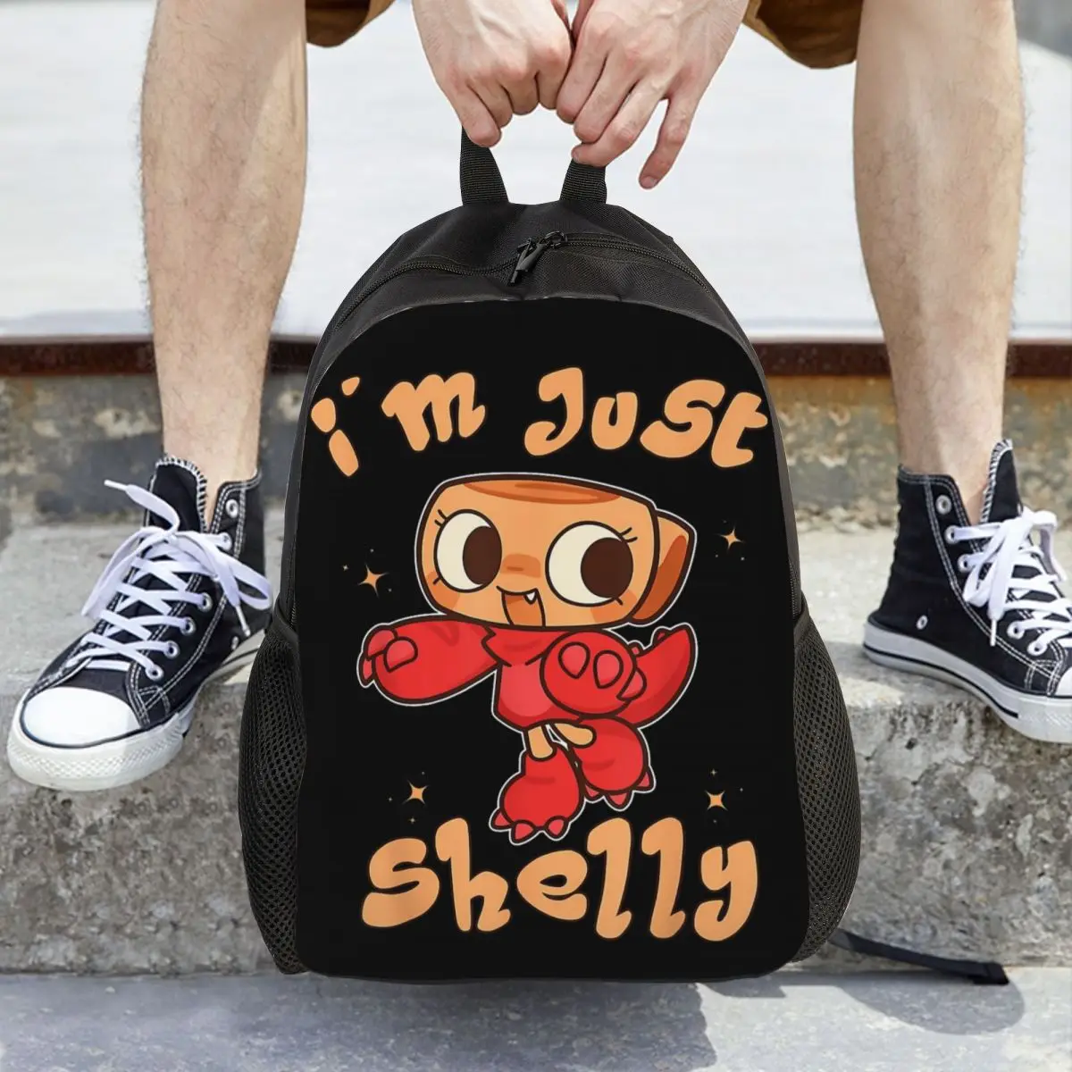 แดนดี้ส์ เวิลด์การ์ตูนน่ารักกระเป๋าเป้สะพายหลังลำลองกีฬาโรงเรียนมัธยมธุรกิจกระเป๋าเป้สะพายหลังสำหรับผู้ชายผู้หญิงแล็ปท็อปคอมพิวเตอร์กระเป๋าผ้าใบ