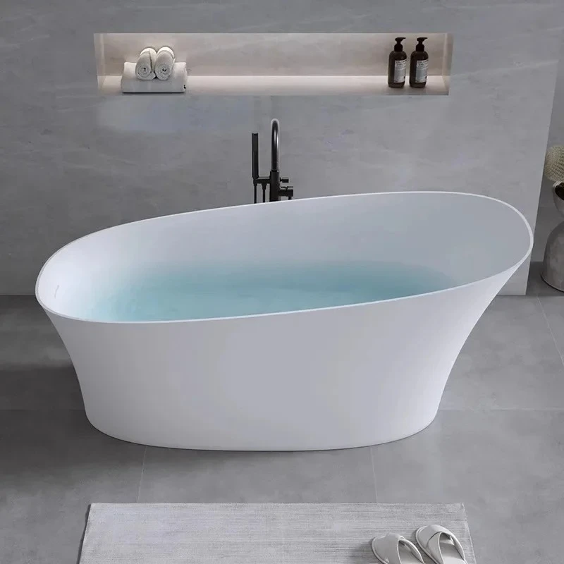 

53 Artificial stone home hotel integrated independent PMMA polymer bath tub