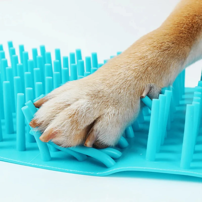 Pet Foot Wash Soft Silicone Comb Cat Paw Cleaning Cup Foot Cleaner Portable Dog Bathing Pet Grooming Supplies