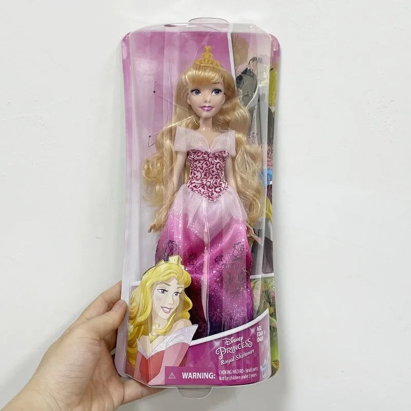 New Hasbro Disney Princess Aurora Cartoon Character Girl Doll Doll Ornament Creative Cute Children's Holiday Gift Dress Up Toy