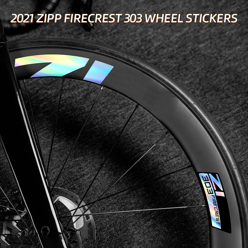 Für 2021 Zipp 303 PVC-Radaufkleber, passgenau, dekorativ, rückstandsfrei, Fahrrad-MTB-Zubehör