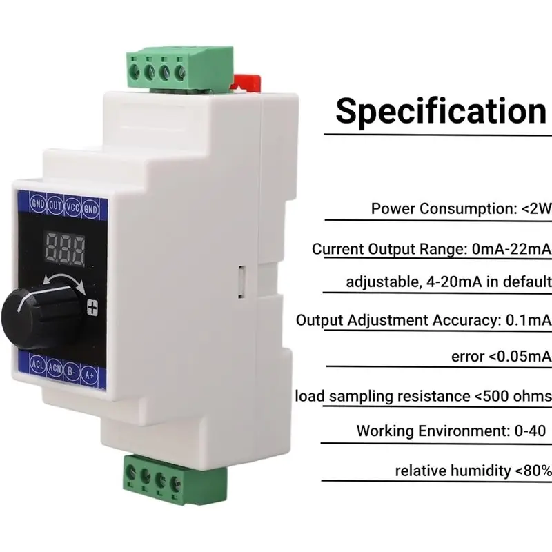 ABVG-Current Signal Generator Current Loop Simulator PLC Equipment Testing AC 220V Or 4V PLC Equipment Testing