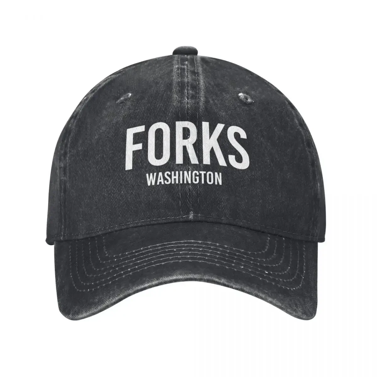 Forks Washington Wa Usa Patriotic Vintage Sports Baseball Cap black Mountaineering Golf Sports Cap For Girls Men's