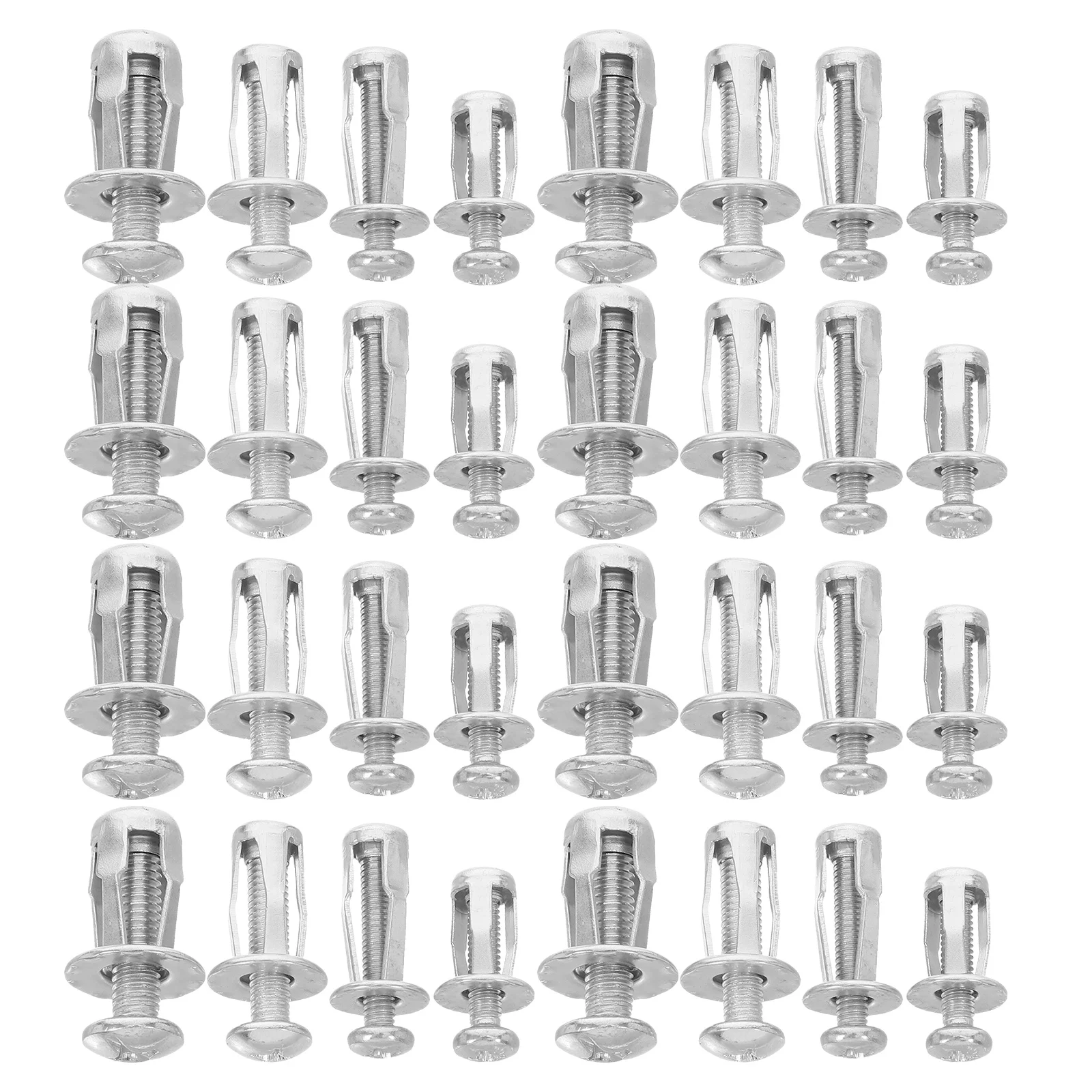 

80pcs Expansion Fastening Screws Petal Design Metal Bolt Concrete Brick Cement Anchor Heavy Duty M4 M5 M6 Sizes Wall Grip Bolts