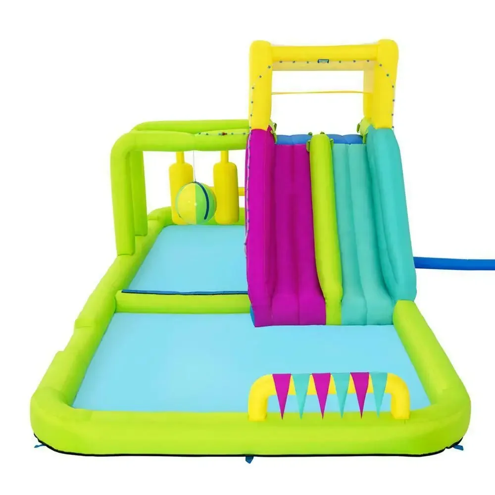 

Large outdoor slide water playground, children's rafting water park fountain