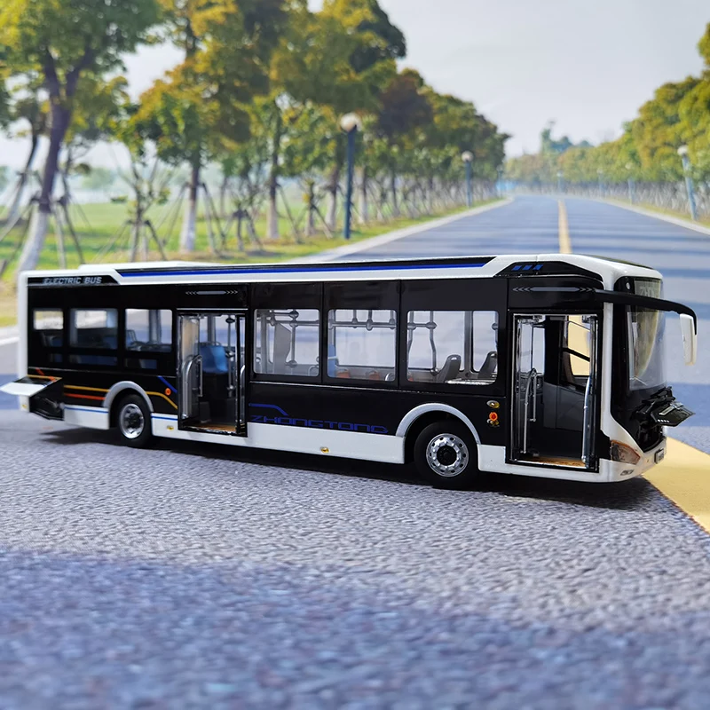 1/43 Bus LCK6126EVGRA1 Electric Shanghai Bus Model Alloy Bus Model Toy