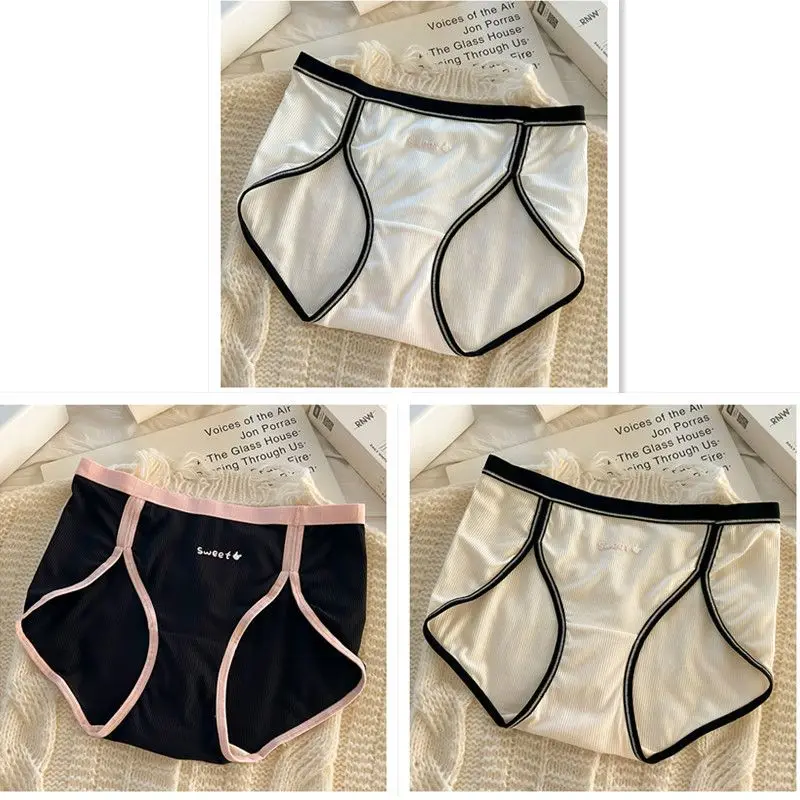 

Women's Pure Cotton Crotch Girls Sports High Waist Sexy Girls High Split Ends Women's Fat Mm 95KG Shorts 2026 Large Size Panties