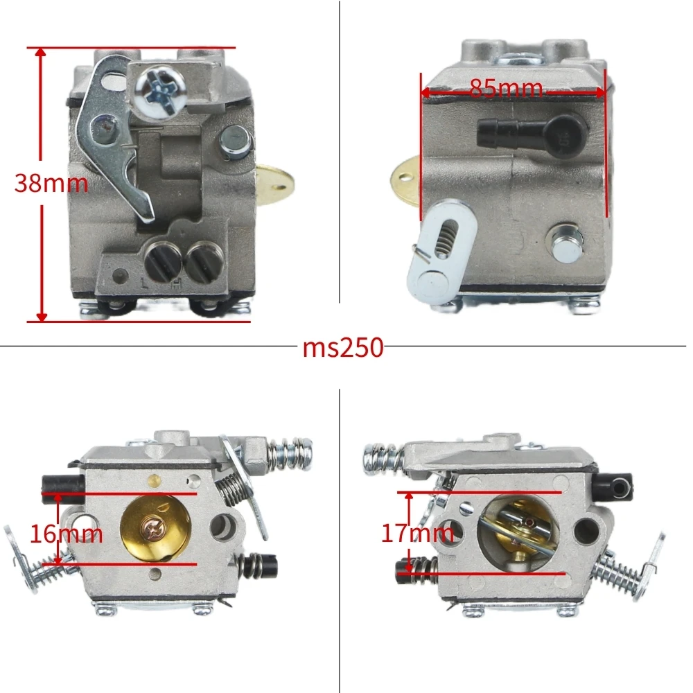 For Stihl MS210 MS230 MS250 021 023 025 Chainsaw Carburetor Replacement Kit