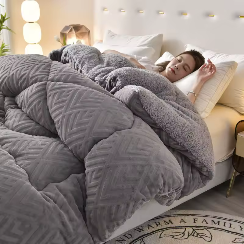 포근한 양털 이불