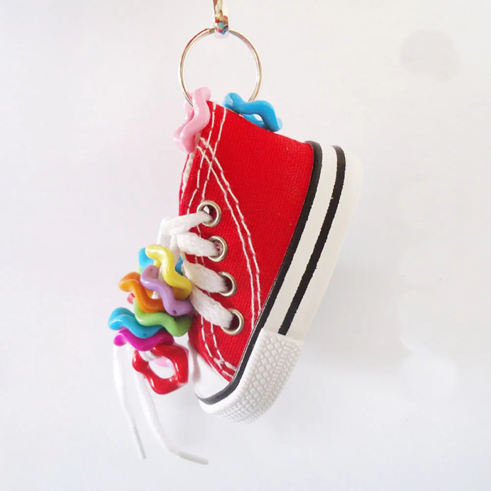 Bird Parrot Play Toys Birds Toys Mini Canvas Shoes Bite Decoration Hanging Cage Fun Craft Parrot Accessories Pet Items