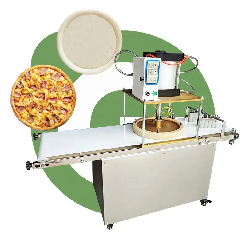 

Pizza Pancake Base Crust Automatic Dough Form Pressing Machine Maschines