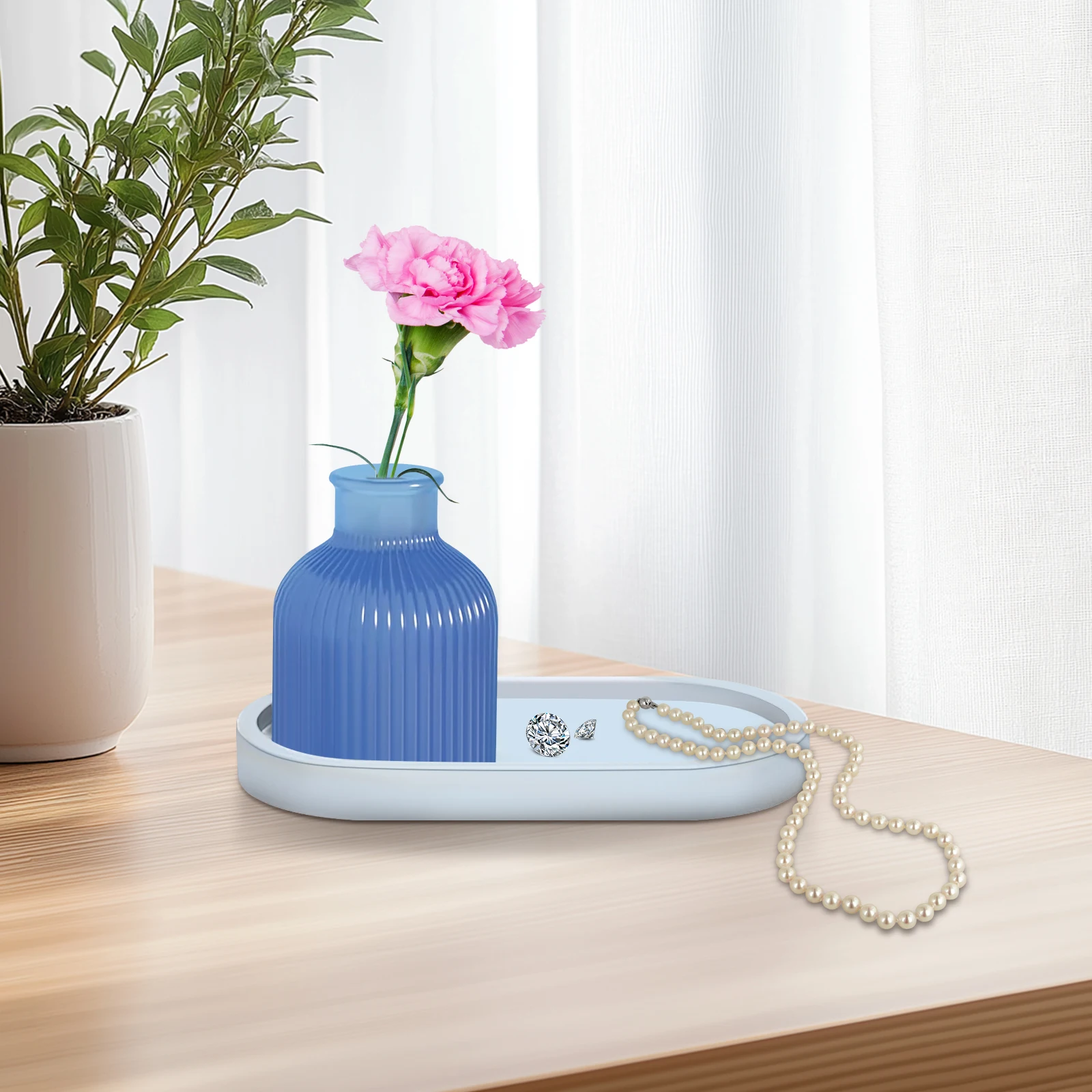 

Silicone Vase Mold Flowerpot Resin Molds Table Silica Gel Supplies Pen Holder Circular Plaster Casting Concrete Planter
