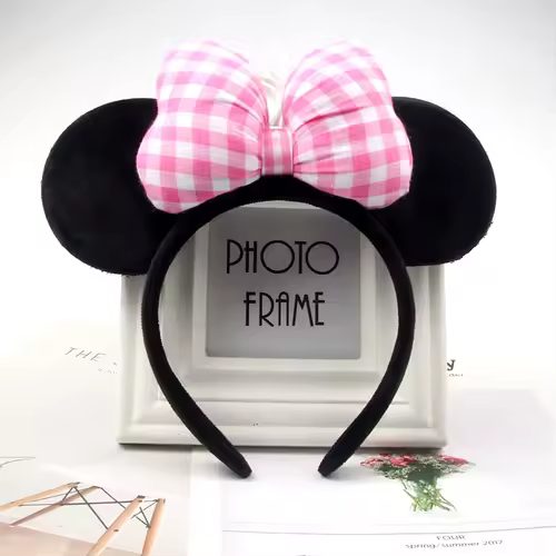 Mouse Ears Headhand for Girls Adults Cute Cartoon Party Cosplay Hair Accessories Sequin Bows Hairband Toys - Image 22