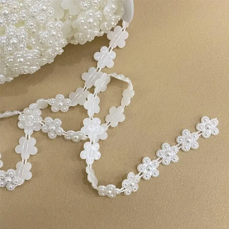 HX6F Pearls Beads String Chain 13mm Artificial Pearls Garland String for Party Home