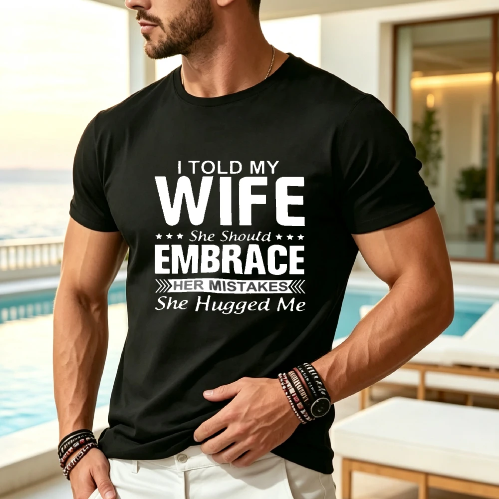 Summer Clothing Not Shein - T-shirt da uomo con stampa grafica