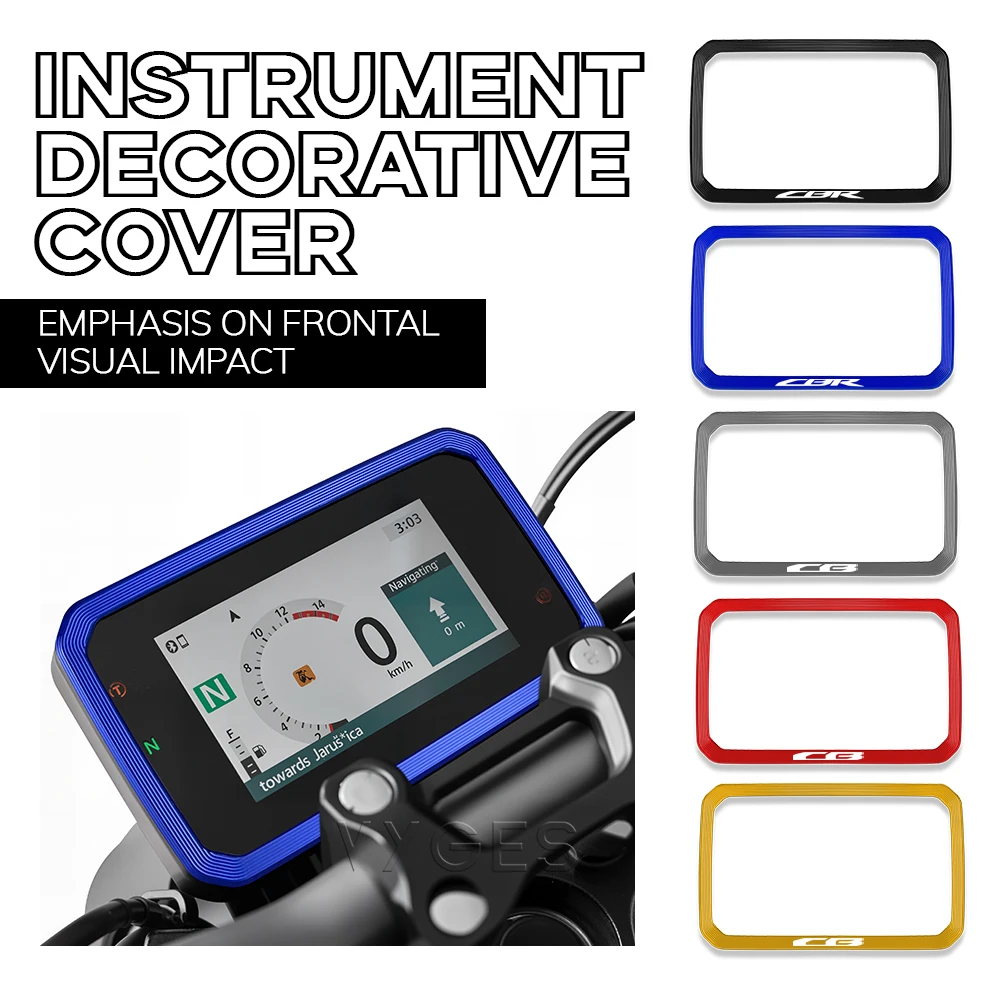 Protetor de instrumento para honda cbr650r cb650r cb500r cbr400r cb400f cb125r 2024-tft display proteção tela capa decorativa