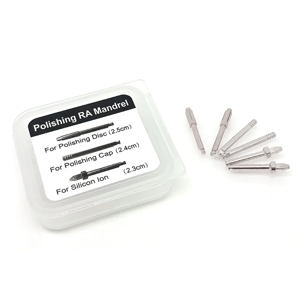 

Dental Polishing Ra Mandrel Set Super Roots Canal Disc Cap for High Speed Silicon Ion Precision Finishing Restoration