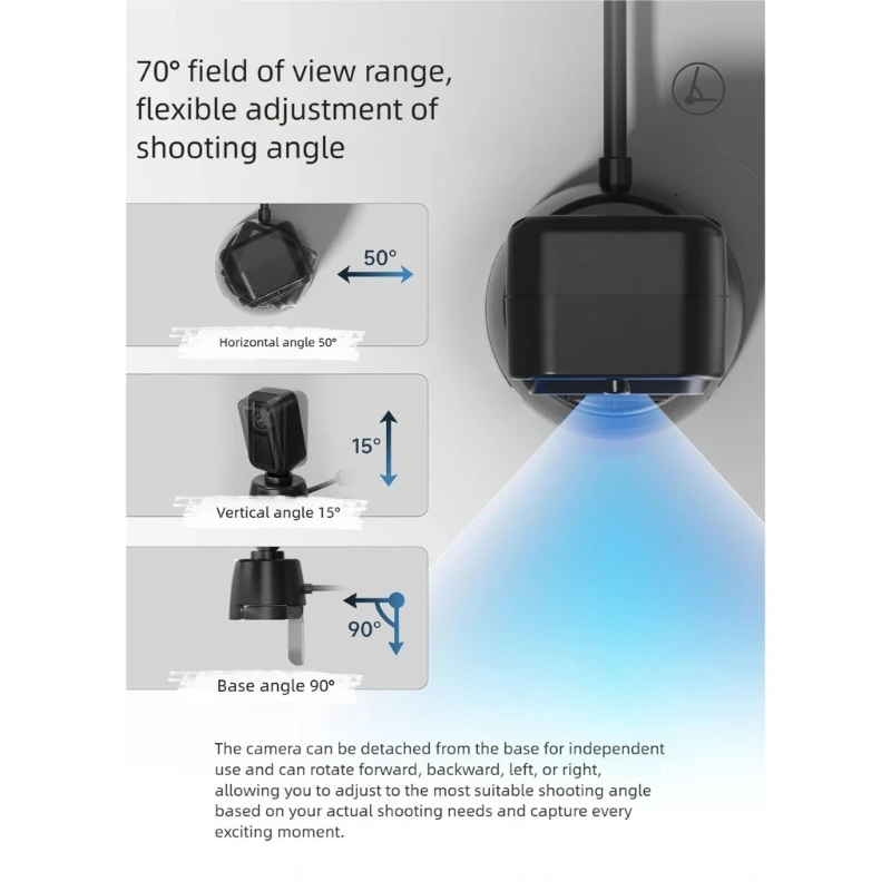 كاميرا ويب R1WD Plug Play بعدسة مزدوجة 1080P لترفيه بث الألعاب في الوقت الحقيقي NS2 #1