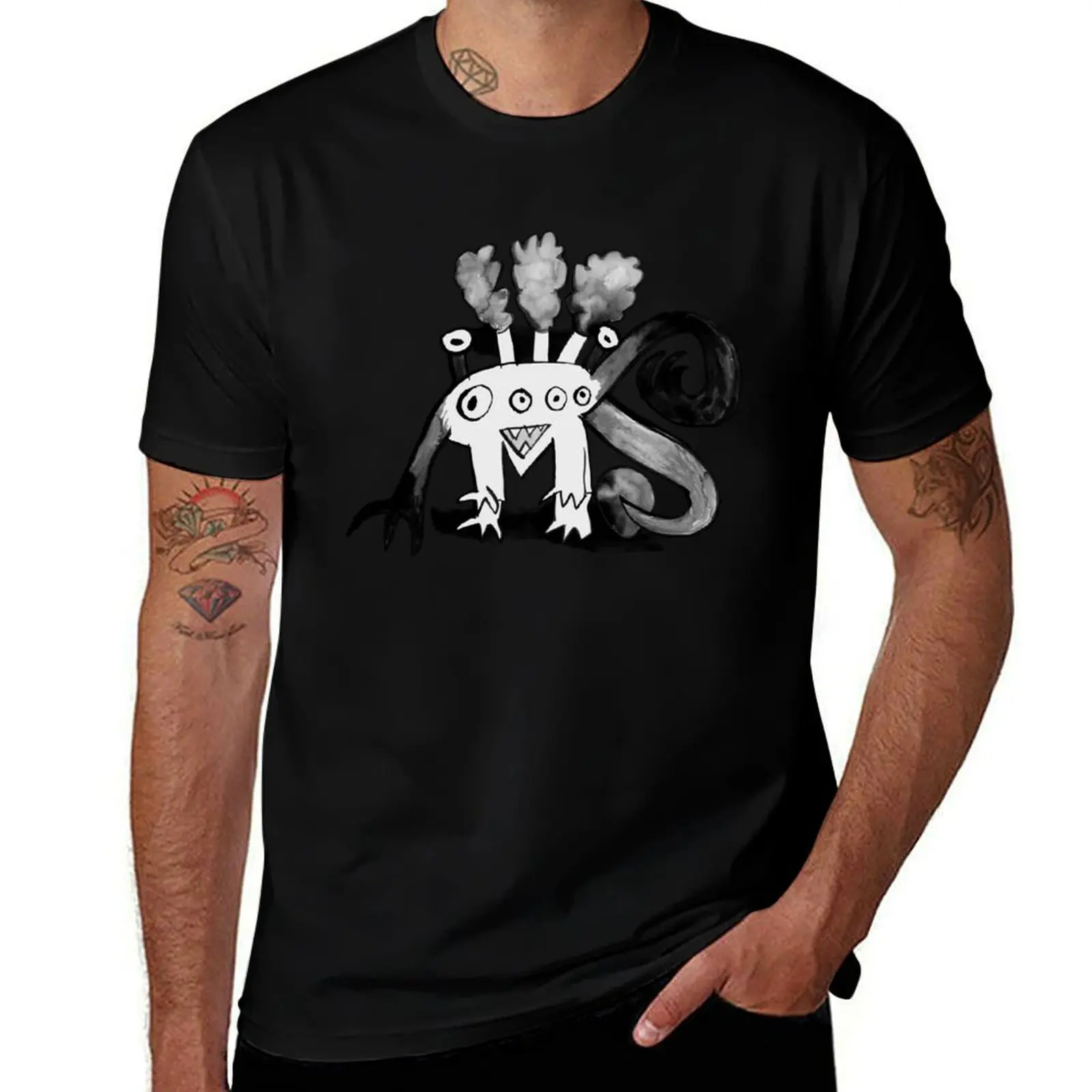 

Mr STEAM - black & white edition T-Shirt black cotton t-shirt plain for man package mens graphic t shirts T-Shirt