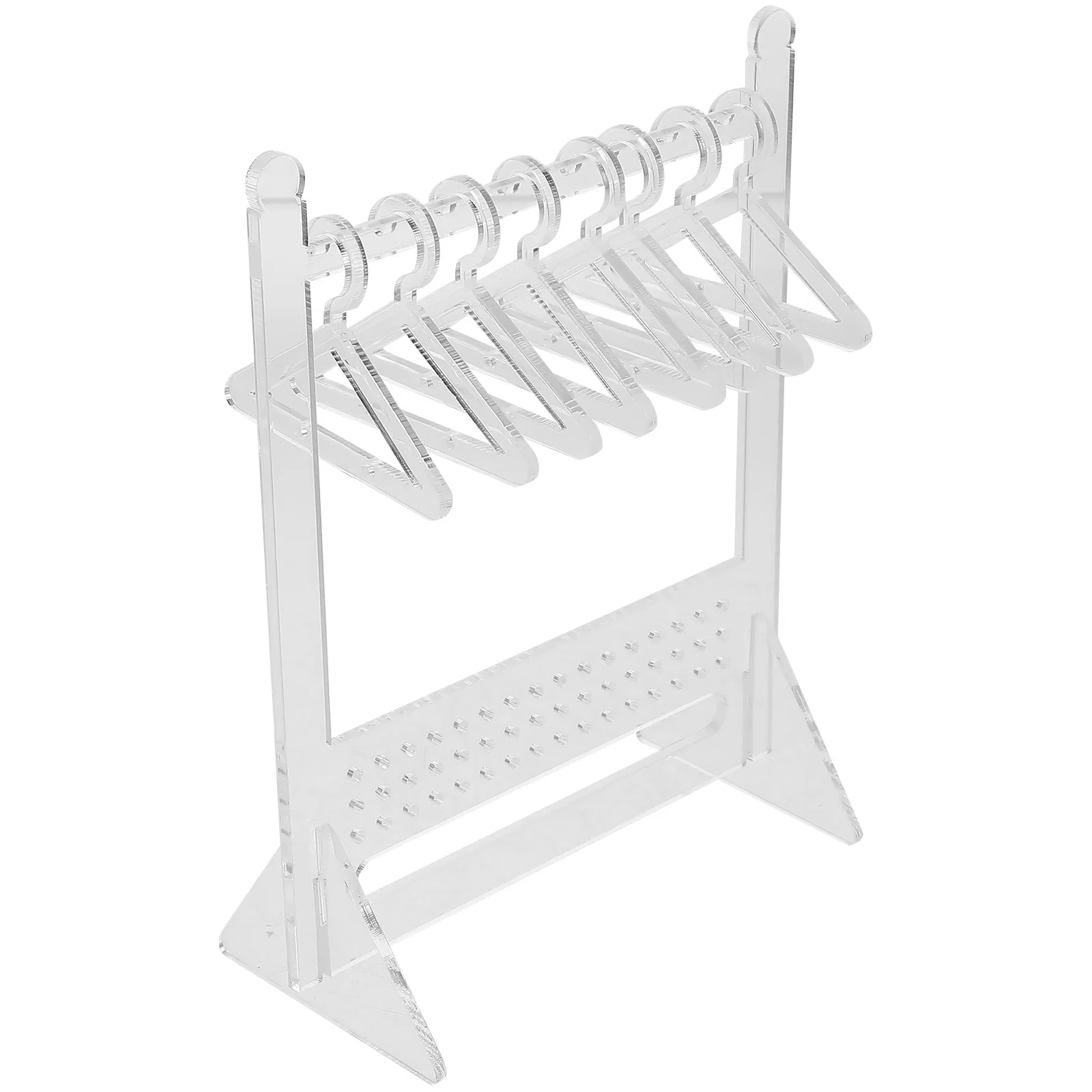 

1 set Earring Holder Stand Acrylic Organizer Display Rack For Earrings Necklaces Desktop Decorative Storage Stand Stable