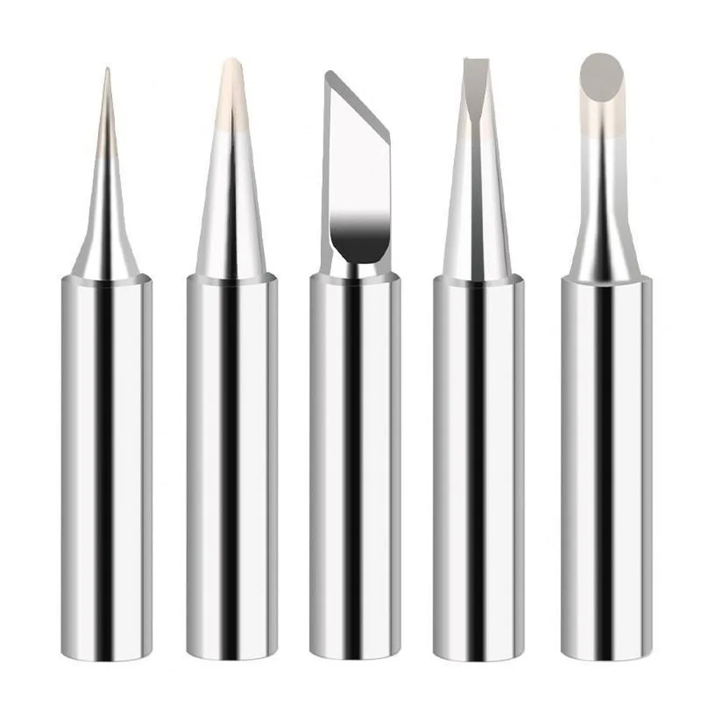 Soldering Iron Tip 900M Series Lead-Free Purple Copper Core Tin-Nickel Heat Conduction Dual Layer Plating Long Service Life
