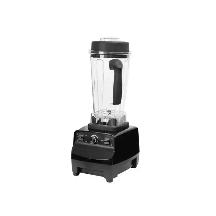 خلاط عصارة غاطس من الدرجة التجارية 2025 - خلاط حاوية زجاجي عالي السرعة مع التحكم في زر الضغط