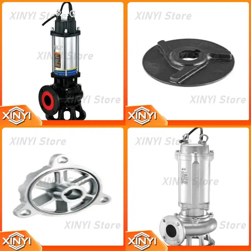 for WQ(D) Sewage Submersible Pump Double Channel Seal with Mixing or Cutting Accessories China Manufactures