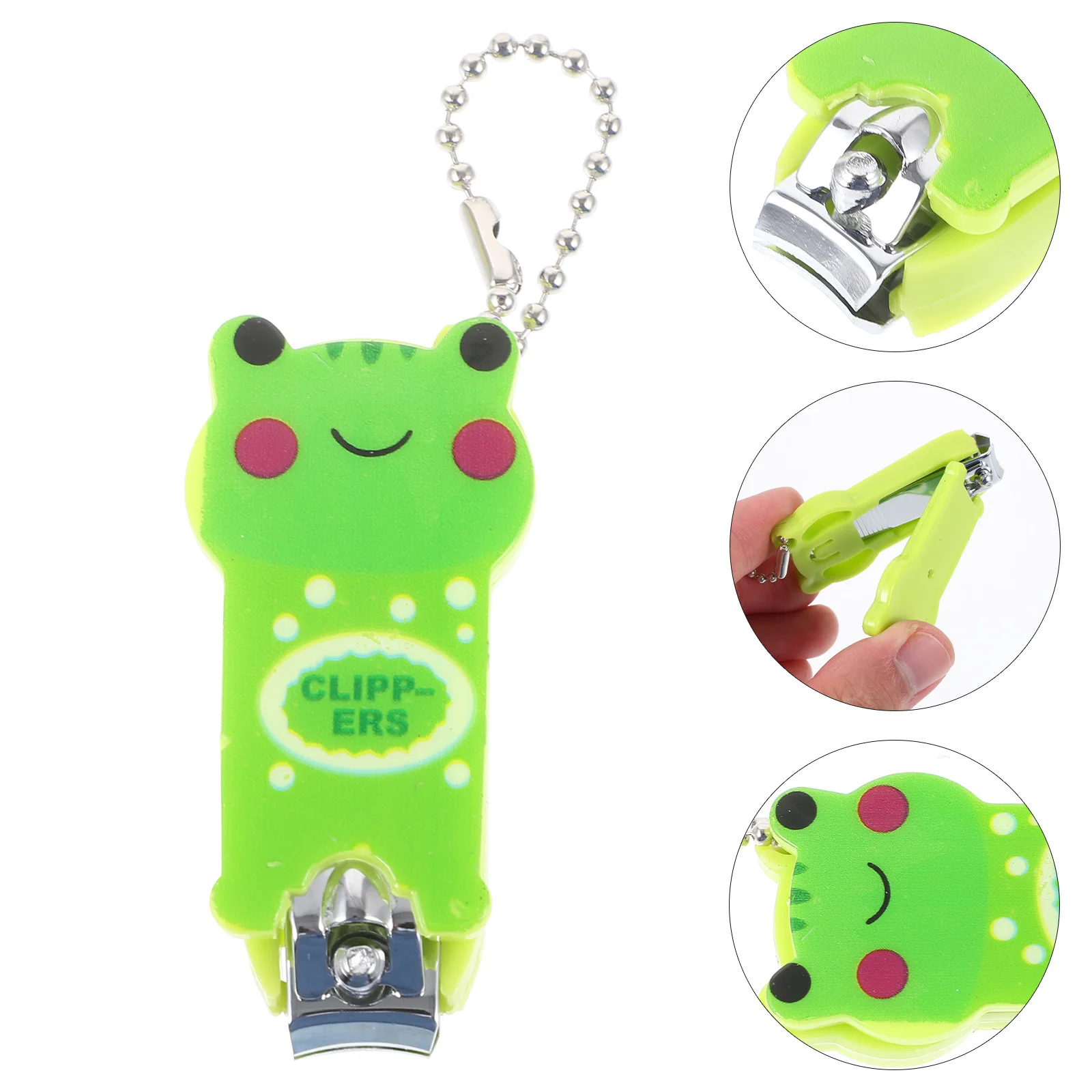 1pcs Clipper Stainless Steel Sharp Blade Portable Cartoon Design Nail Cutter For Kids Girls Small Manicure Tools Nail Scissors