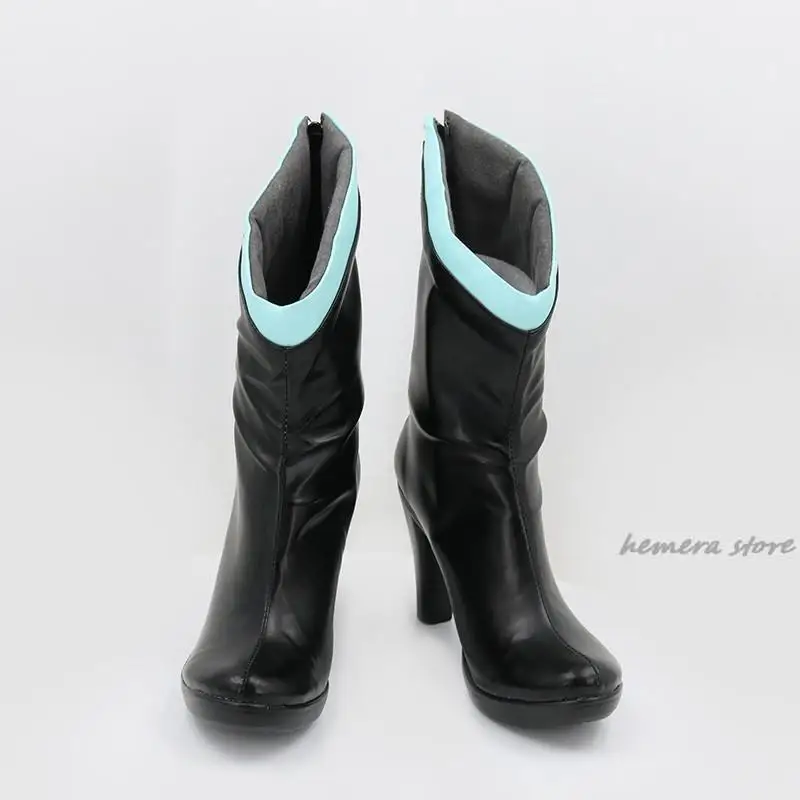 Anime Oshi No Ko Mem Cho Cosplay boots black shoes Women Halloween Party Outfits PartyEU35 toEU43 Party Gift Halloween Christmas