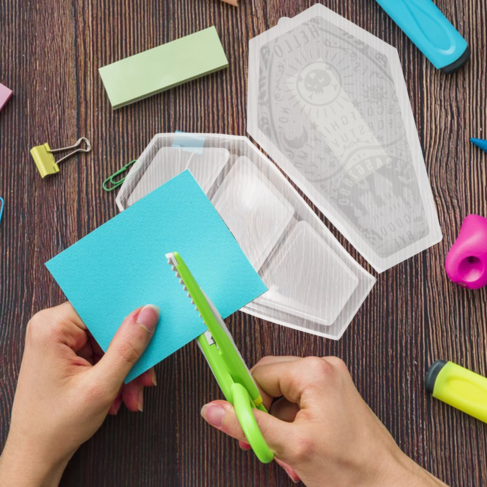 

Halloween Coffin Silicone Mold For Epoxy Resin Diy Jewelry Keychain Making Craft Supply Durable Desktop Ornament Storage Mold