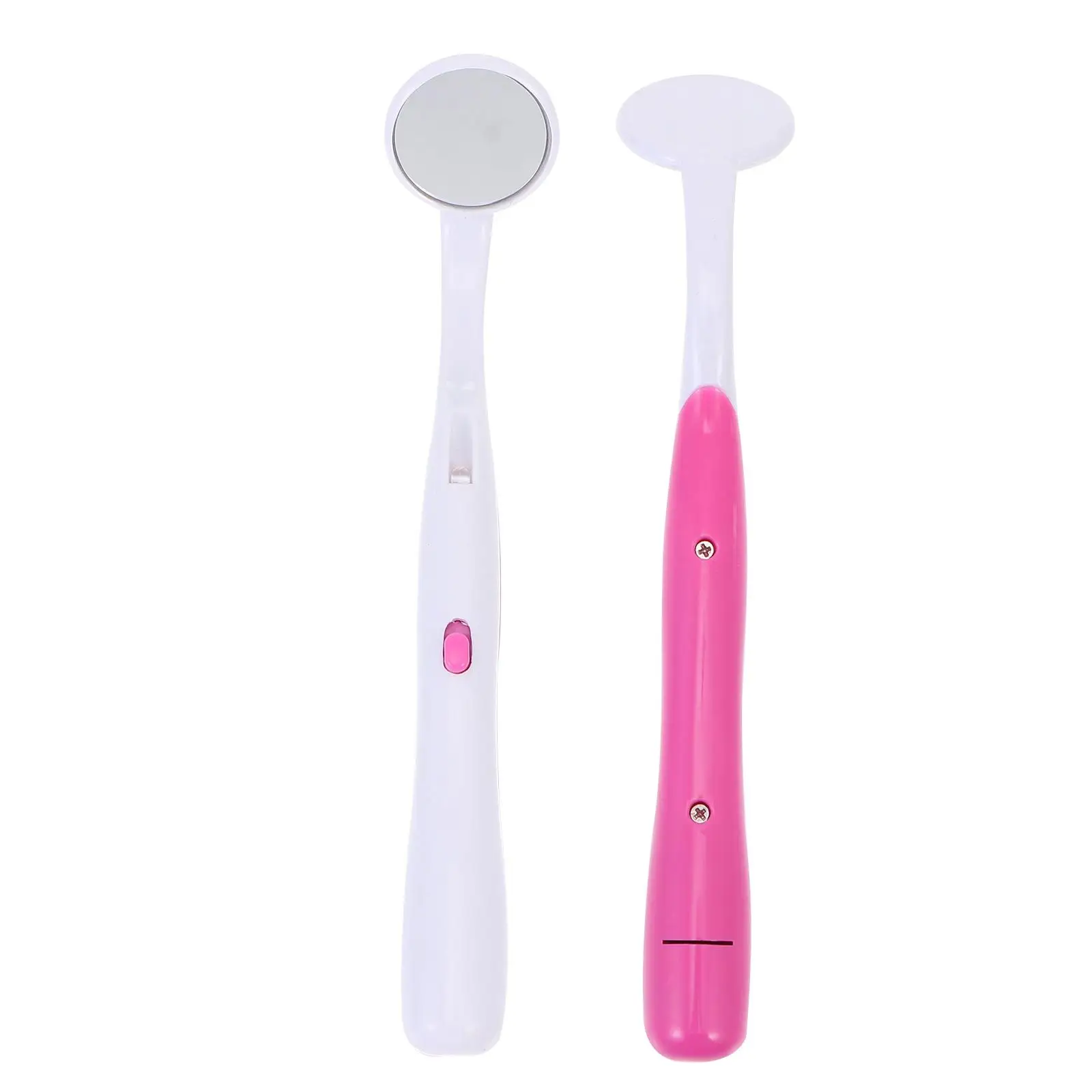 

2 Pcs LED Oral Mirror Dental for Teeth Cleaning Tool Telescoping Inspection Tooth Mirrors Lighted