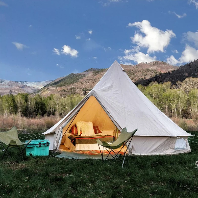 

Outdoor Cotton Canvas 5m Bell Tent