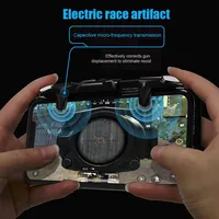 G5 Mobile Game Controller for PUBG Gaming Trigger Shooter Aim Fire Button Retractable Gamepad Joystick for Android iOS Phones