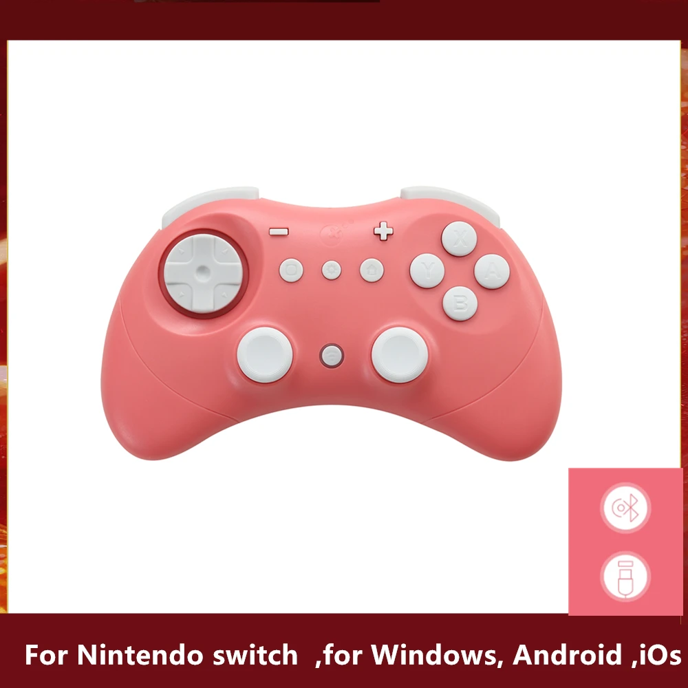 GuliKit Elves 2 Controller Hall Gaming Controller voor Switch, Windows, iOS & Android ROOD / Zwart Bluetooth Gamepad