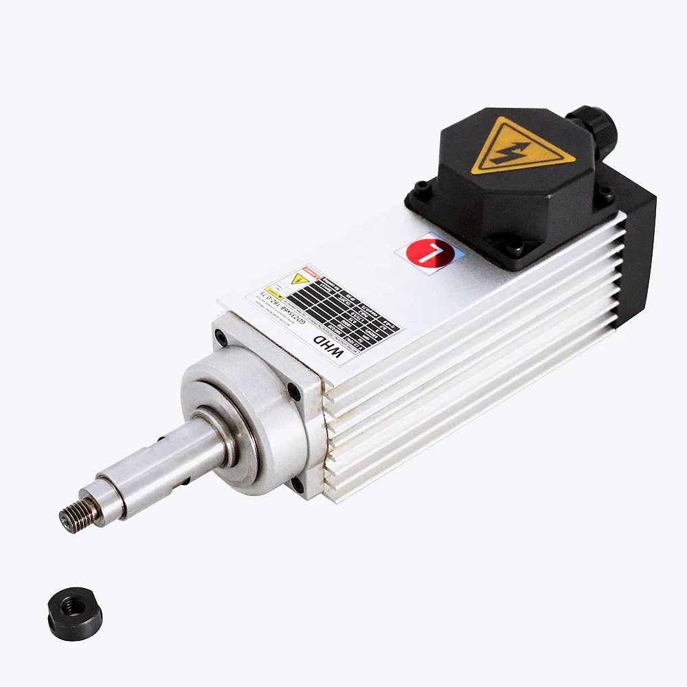 0.75KW AC220V CNC Wood Router Engraving Spindle Motor 18000rpm High Speed Wood Edge Banding Machine Air Cooled Spindle Motor