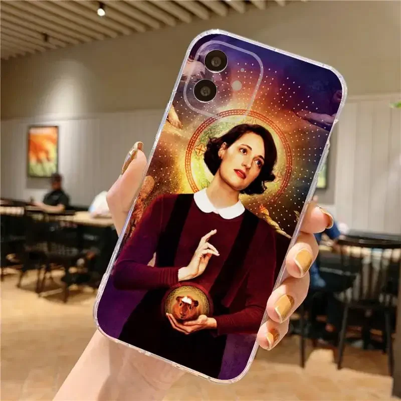 Tv Fleabag Phone Case For iPhone 15,14,13,12,11 Plus,Pro,Max,XR,XS,X,7,8 Plus,SE,Mini Transparent Silicone Soft