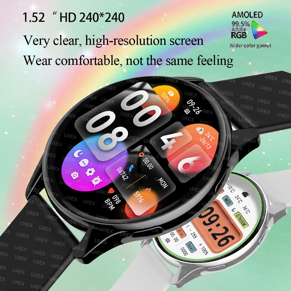 Jam Tangan Pintar Wanita Modis Hadiah Natal Layar Penuh Panggilan Bluetooth Foto Kustom Jam Tangan Multifungsi Pria Untuk Android Ios