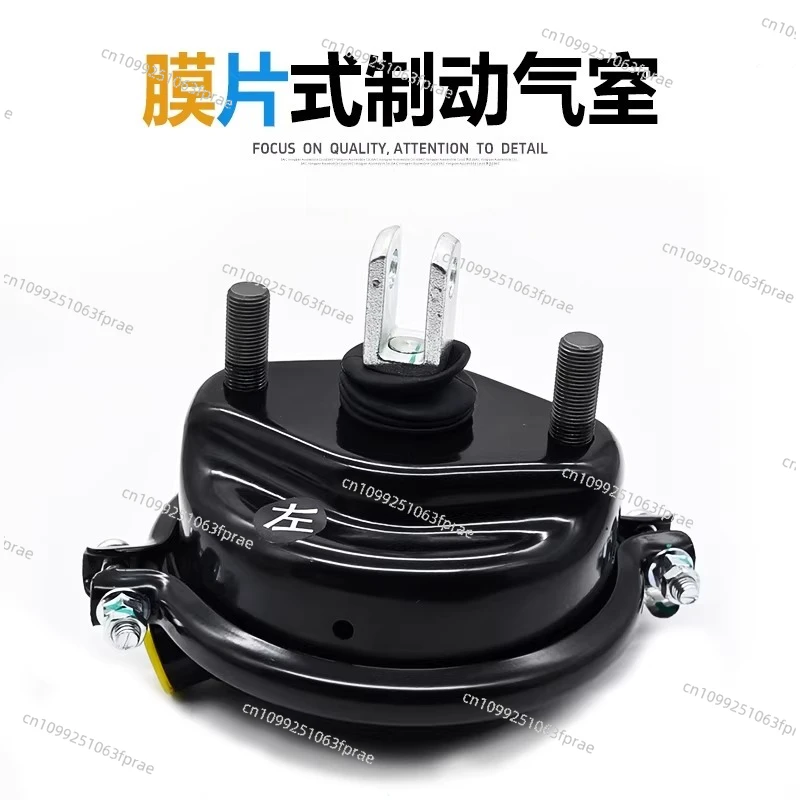 Front axle steering wheel brake pump, diaphragm brake chamber