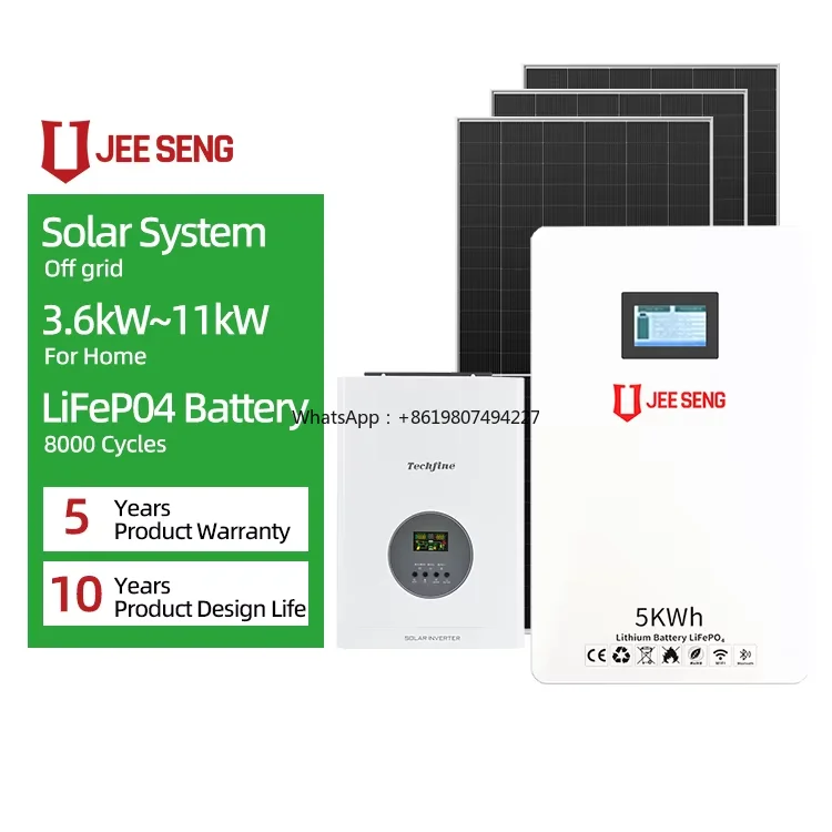 Customizable 3.6KW Energy Storage Power Solar System Kit LiFePO4 Battery Solar Inverter System Set Home Off Grid Solar System