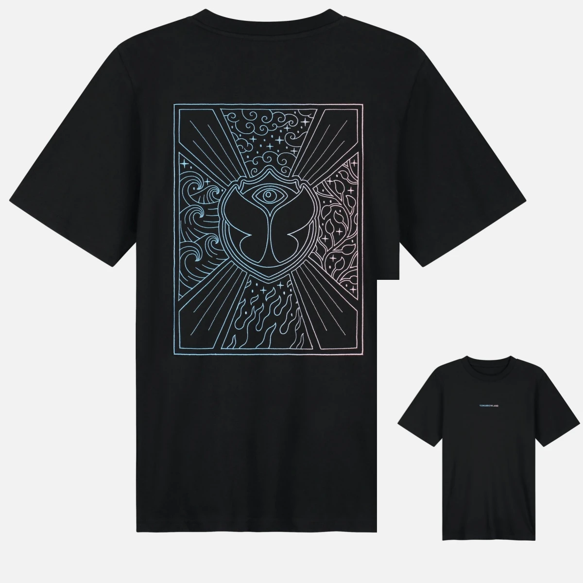 2026 Pop Tomorrowland Consciencia Festival EDM Rave Graphic Tee Casual Short Sleeve T Shirt for Music Fashion