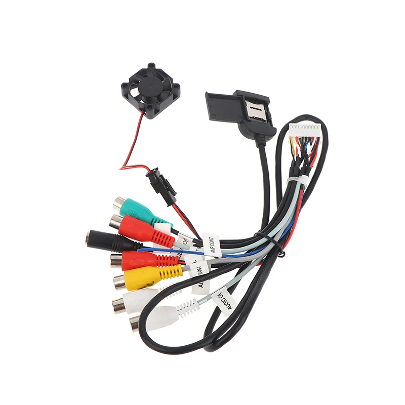 مروحة تبريد راديو السيارة العالمية لنظام تبريد مشغل راديو أندرويد المضيف الكهربائي المبرد التبريد السريع #4