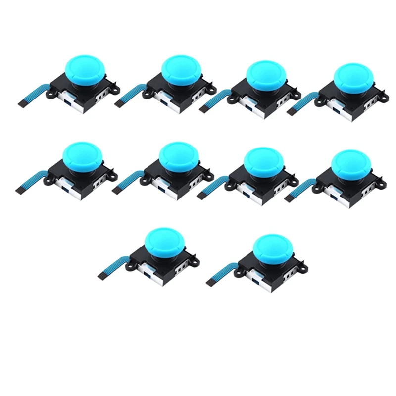 

A22R-10PCS 3D аналоговый джойстик для NS Switch Lite Joycon, ручка контроллера, джойстик для Switch Lite, игровые аксессуары