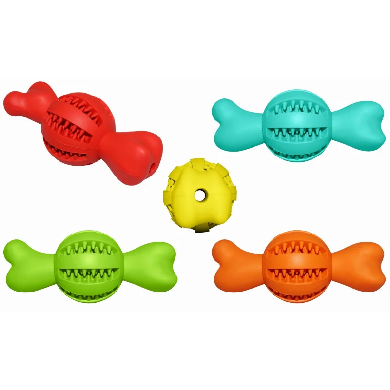 

Rubber Bite-Resistant Dog Toy Mint Flavor Watermelon Tooth Cleaning Ball Molar Bone Pet Toy