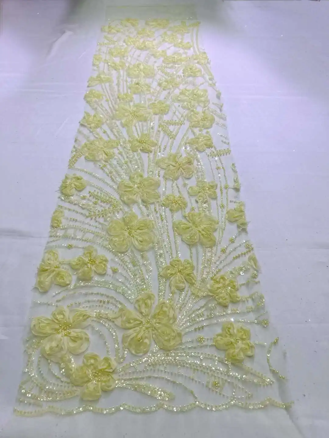 Pink African 3D Lace Fabric 2024 High Quality Groom Embroidery Nigerian Lace Fabric 5 Yards for Women Wedding Party Dress XH