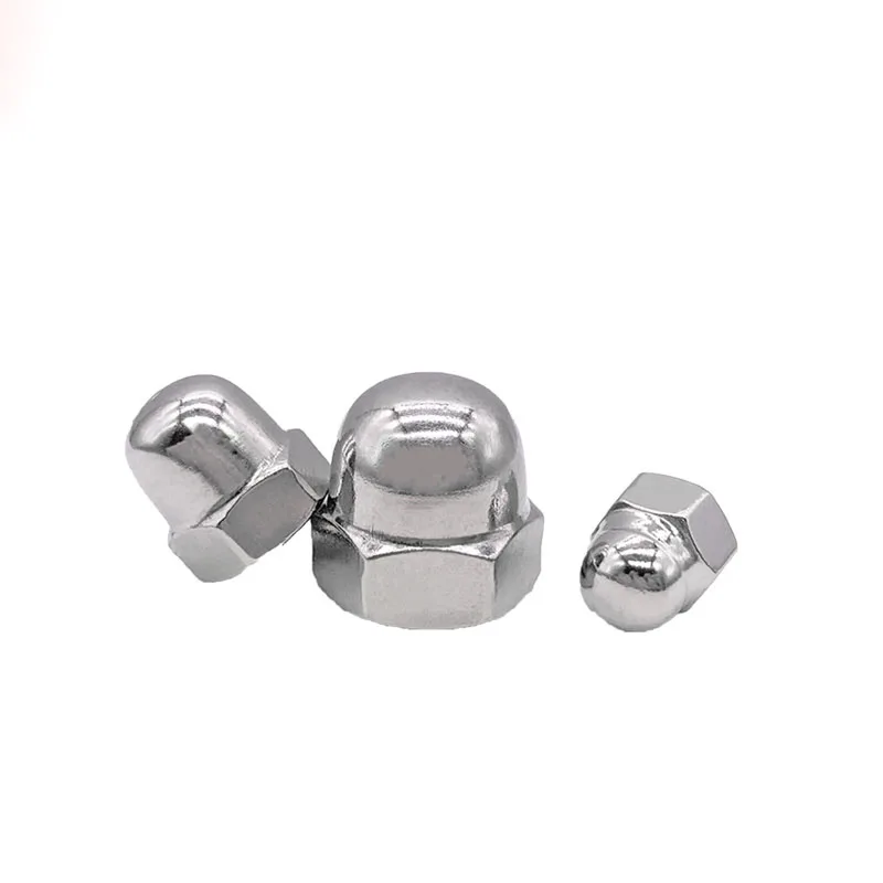 10pcs/lot Acorn Cap Nut M3 M4 M5 M6 M8 M10 M12 M14 M16 M18 A2-70 Stainless Steel Decorative Cap Nuts Caps Covers