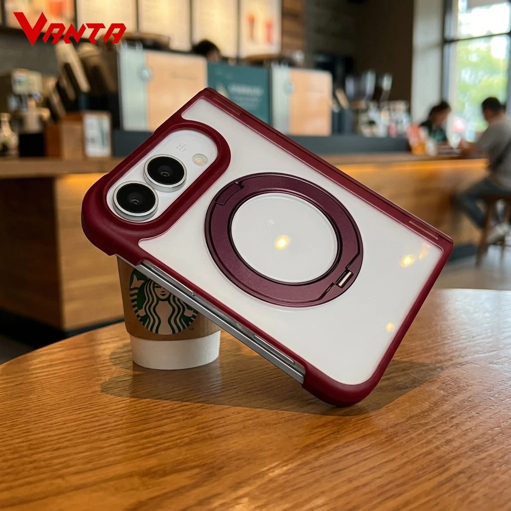 Magnetic Charging Stand - Funda plegable para iPhone Duo 18,