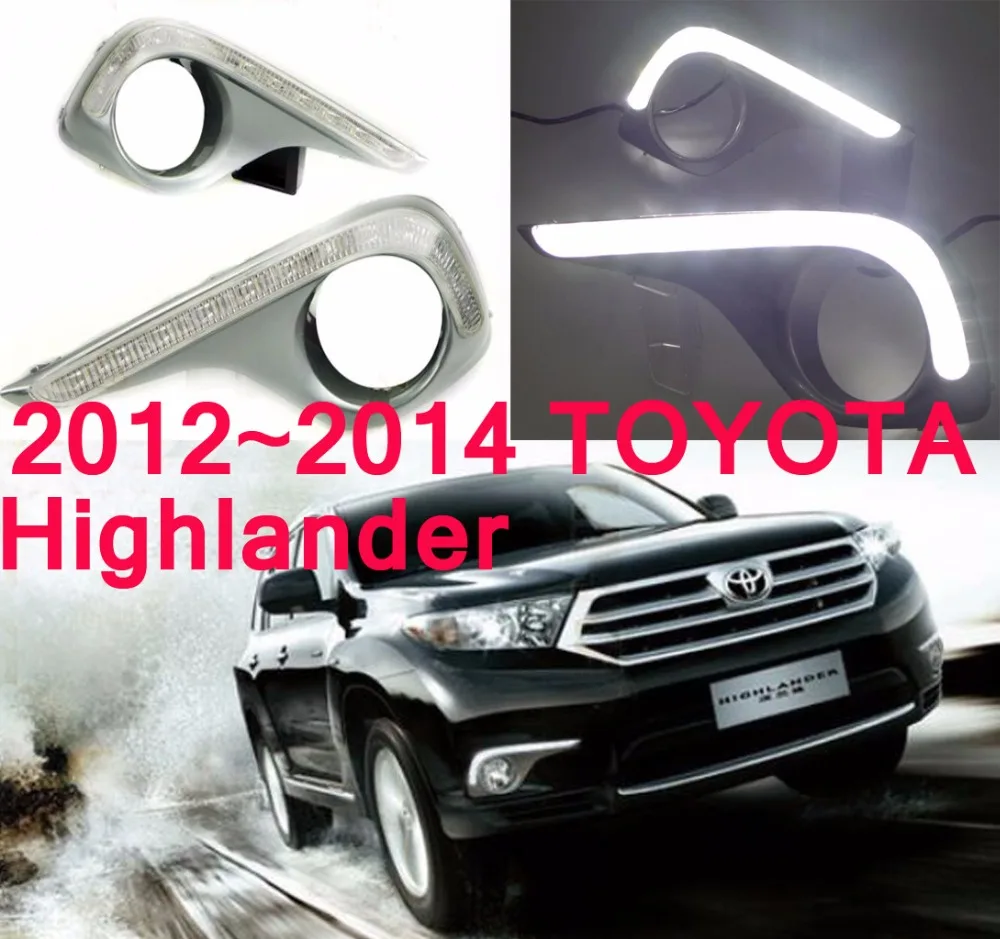 2008~2014 Highlander daytime light,SUV,Free ship!LED,Highlander fog light,2ps/set,Reiz,prado;COROLLA,camry