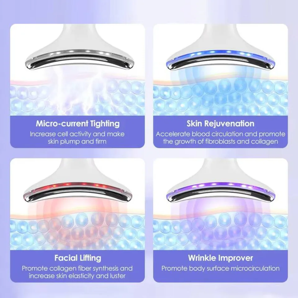 목 미용 EMS 페이스 리프팅 머신 리무버 안티 링클 스킨 강화 페이셜 마사지 스킨 레쥬베네이션 안티 에이징 강화