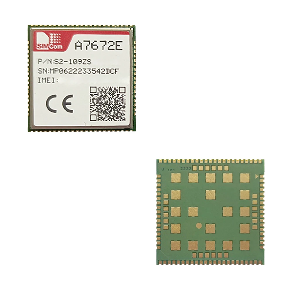 SIMcom A7672E-FASE A7672E-LASE  LTE Cat 1 Module Support LTE-FDD/GSM/GPRS/EDGE LCC+LGA compatible with SIM7000/SIM7070 SIM800F