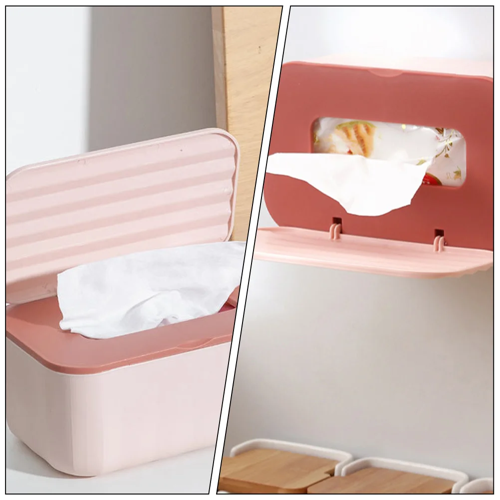 

Multifunctional Tissue Box Cover Rectangular Paper Towel Holder Desktop Napkin Storage Household Facial Tissue Container Living